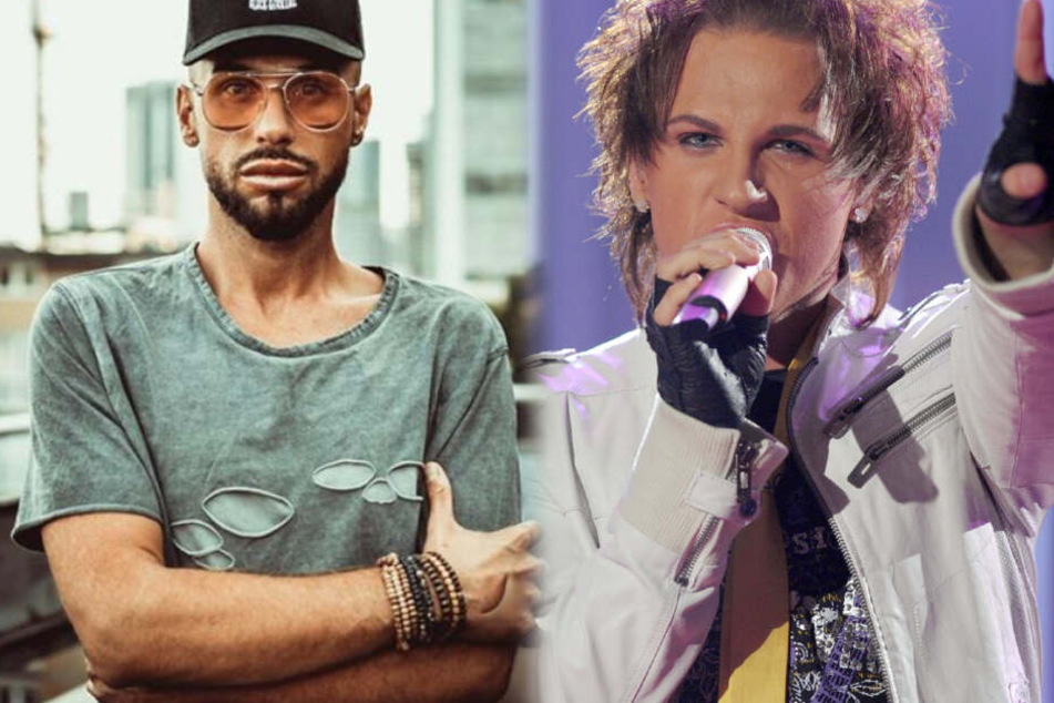 Benny Kieckhäben: Links mit neuem Look, rechts 2009 bei DSDS.