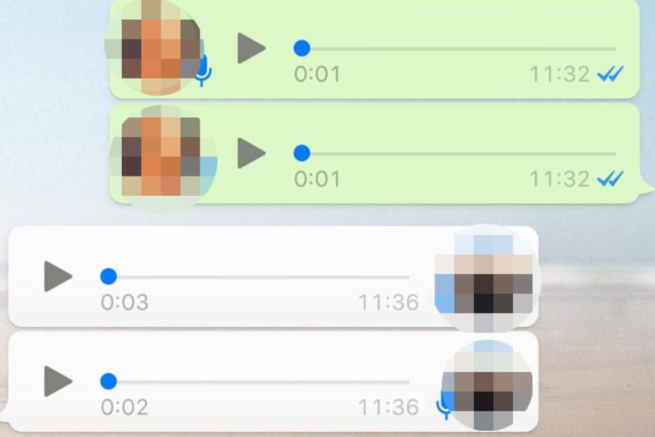 Die Sprachnachrichten werden jetzt automatisch nacheinander abgespielt. Ein Geräusch signalisiert, wann eine Nachricht beendet ist und es startet die nächste.