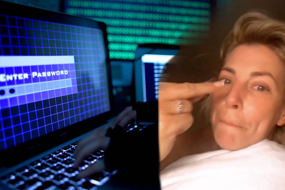 Für den Hacker hat Giulia Siegel nur den Mittelfinger übrig.