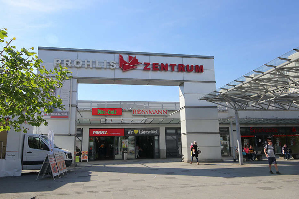 Das Gelände des Prohlis Zentrum in der Prohliser Allee.