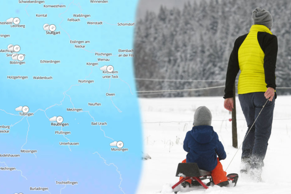 Am Wochenende kommen Schlitten-und Ski-Fans auf ihre Kosten. (Fotomontage/Archivbild)