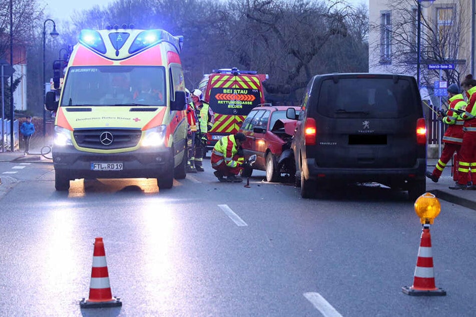 Auf der Wielandstraße krachte es am Nachmittag.