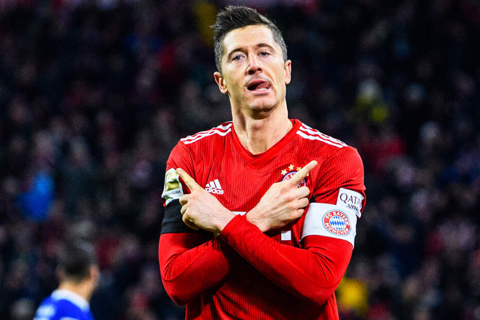 Kann Robert Lewandowski mit dem FC Bayern München seinen Ex-Verein Borussia Dortmund noch einholen?