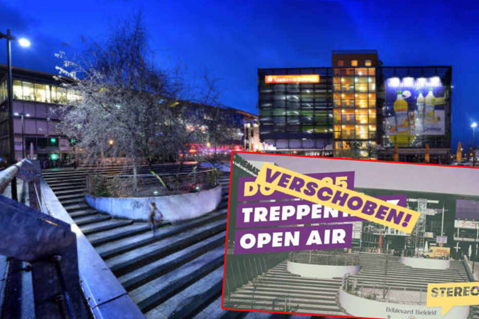 Das STEREO musste den "Treppentanz" verschieben.