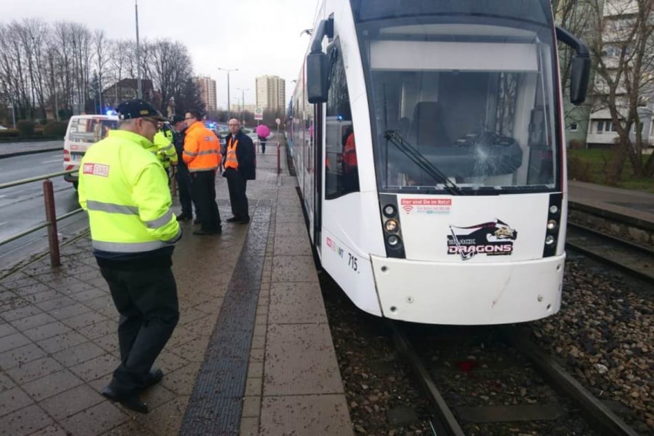 Von dieser Bahn wurde der Mann mitgeschleift.