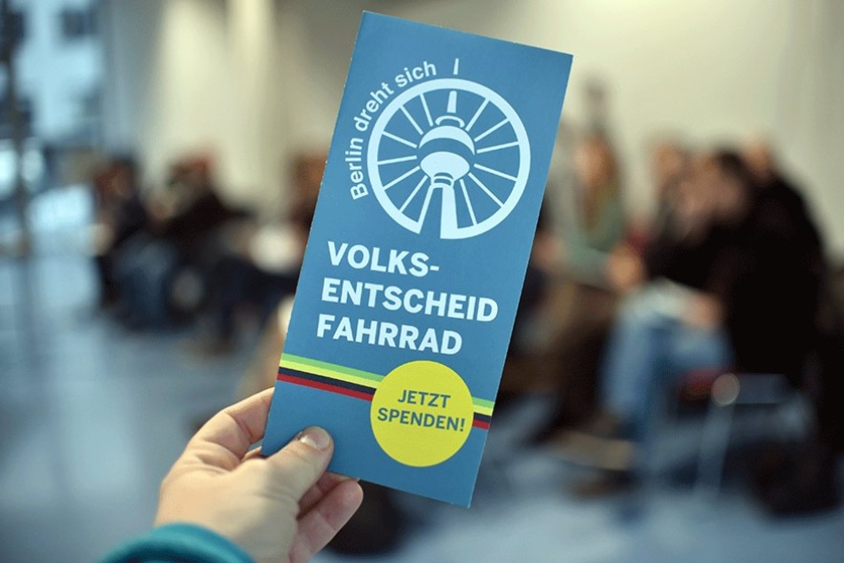 Mit dem Volksentscheid will die Initiative eine Verbesserung des Radwegenetzes in Berlin erreichen.