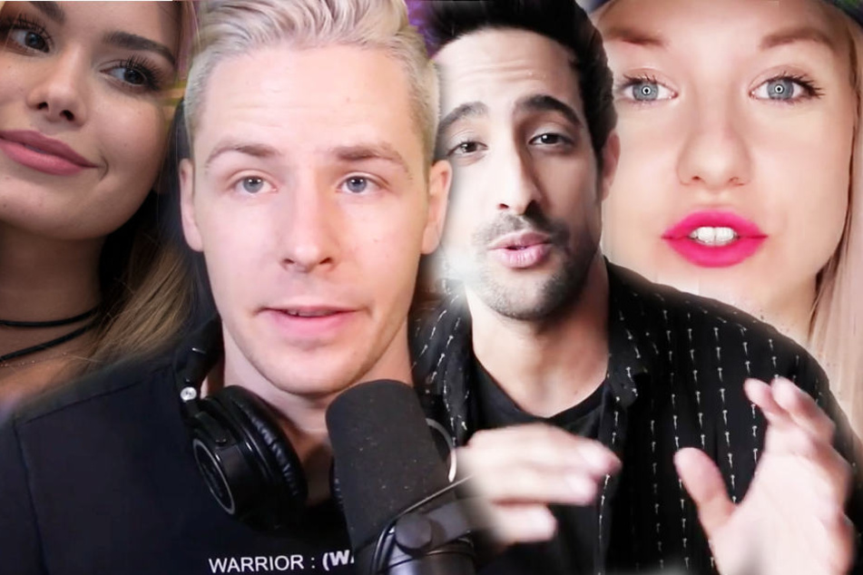 Wer wird Euer Online-Star? Unter anderem sind Pamela Reif, Rewi, Sami Slimani und Kelly Misses Vlog (v.l.n.r.) nominiert.