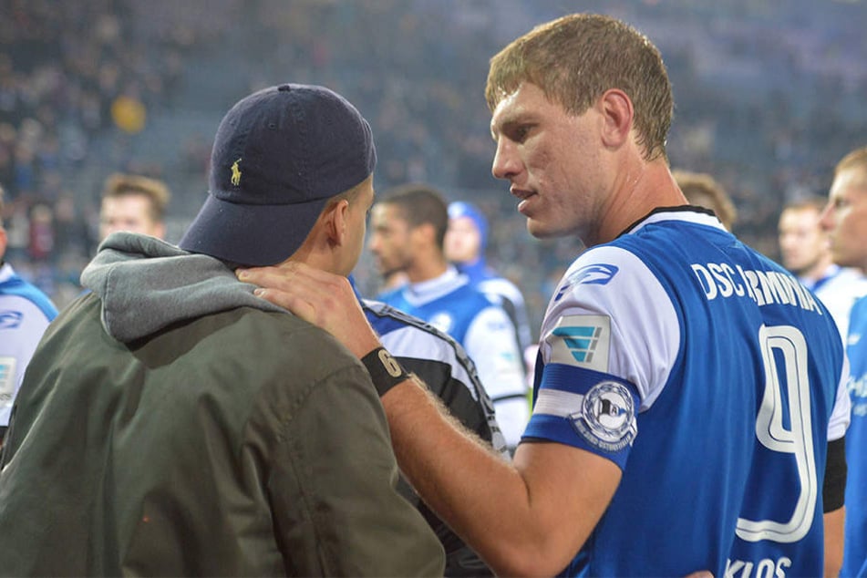 DSC-Kapitän Fabian Klos sucht das Gespräch mit den eigenen Fans.