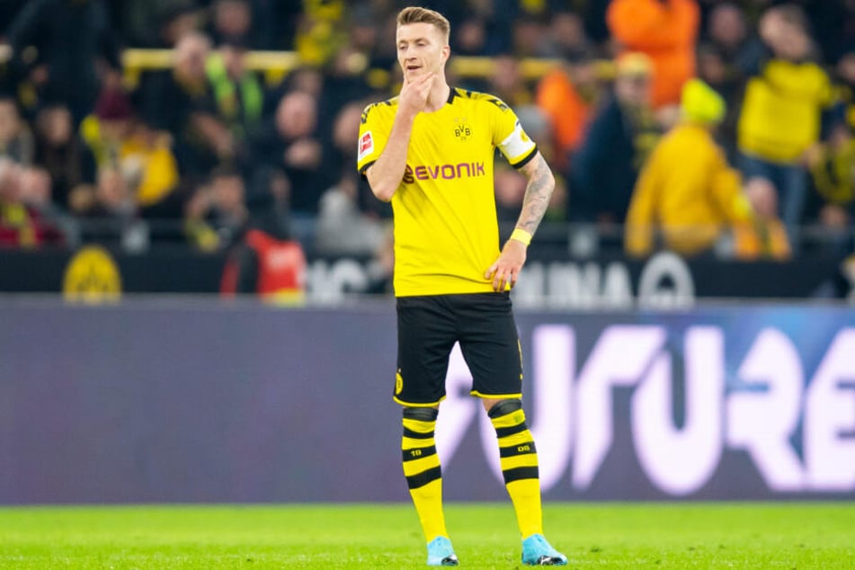 Fragende Blicke: Marco Reus und seine Kollegen stecken mit dem BVB in einer echten Krise.