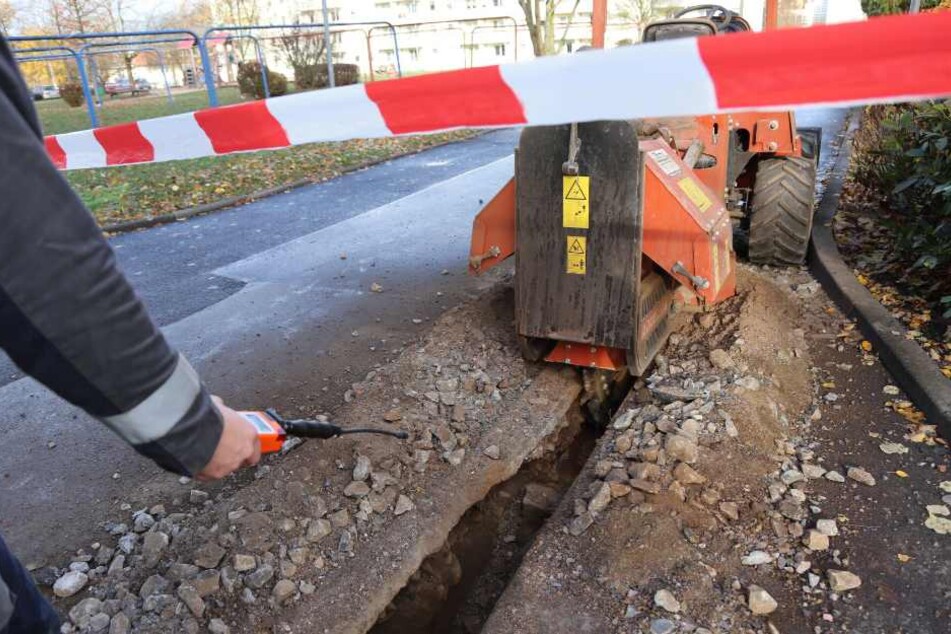 Mit einer Fräsmaschine waren die Arbeiter an die Hauptgasleitung gekommen.