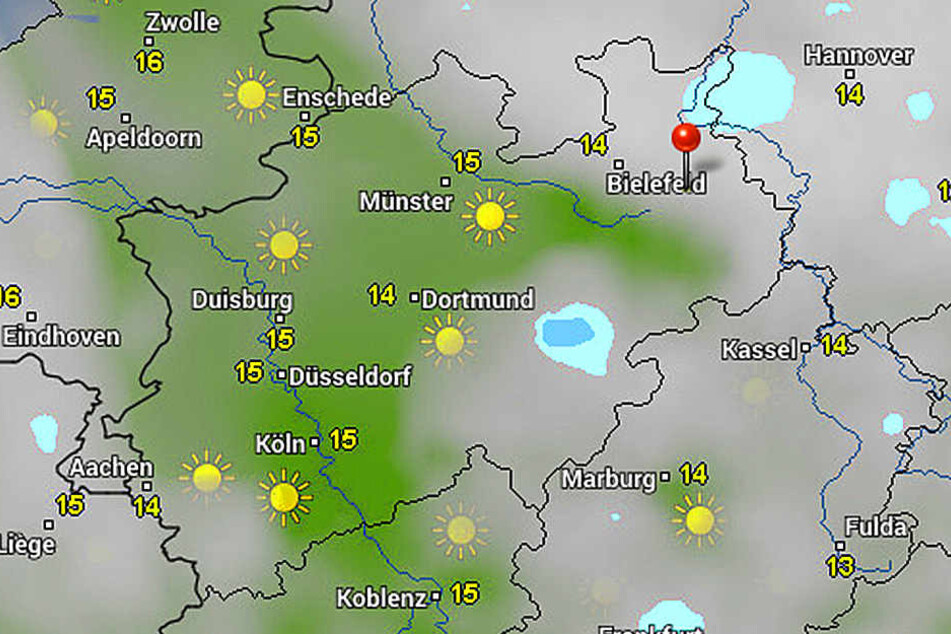 Wolken und Regen werden am Wochenende wohl unsere ständigen Begleiter sein.