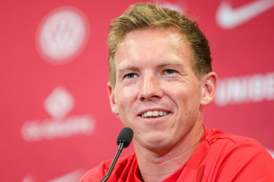 Voller Vorfreude: Julian Nagelsmann wird am Sonntag das erste Mal auf der Trainerbank in Leipzig sitzen.