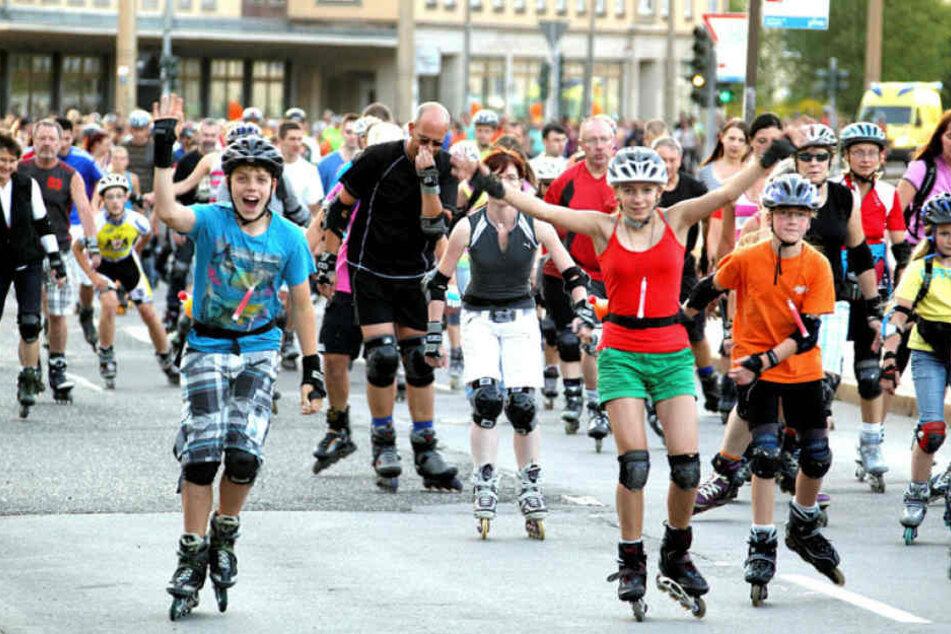 Heute geht‘s los beim Chemnitzer Nachtskaten.