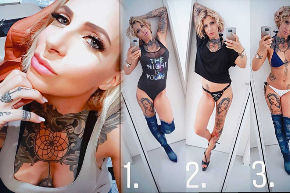 Die Montage zeigt zwei Screenshots aus dem Instagram-Profil von Samy Fox.