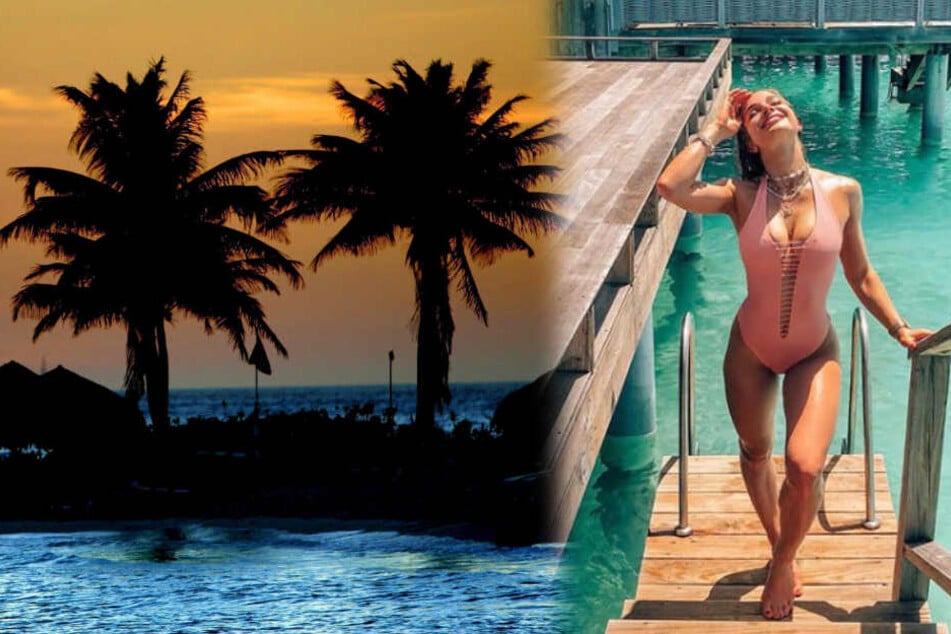 Model und bigFM-Radiomoderatorin Lola Weippert (23) war als Online-Moderatorin bei der dritten Staffel der RTL2-Show "Love Island" mit dabei. (Fotomontage)