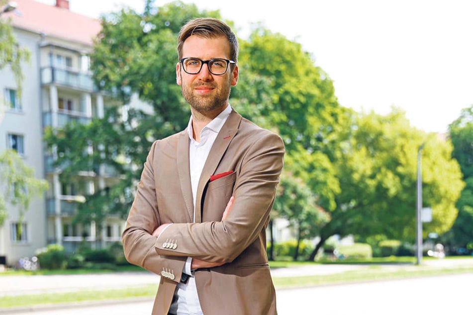 Richard Kaniewski (30), Chef der Dresdner SPD, ist beschämt.