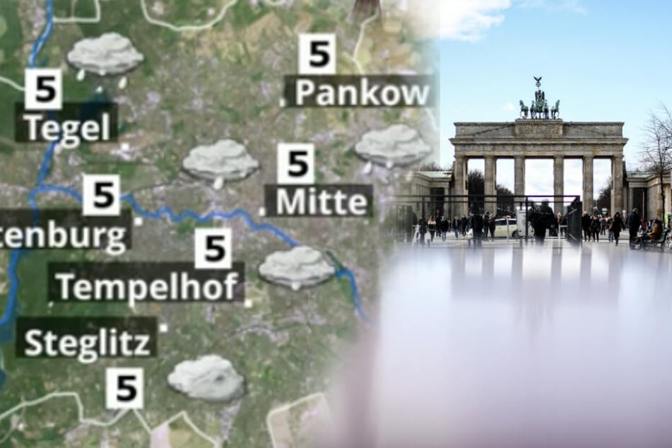 In Berlin bleibt es stark bewölkt. (Bildmontage)