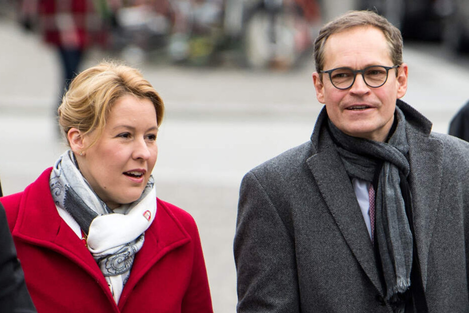 Michael Müller soll Franziska Giffey den Vortritt lassen und nicht noch einmal für Berlins SPD-Vorsitz kandidieren.