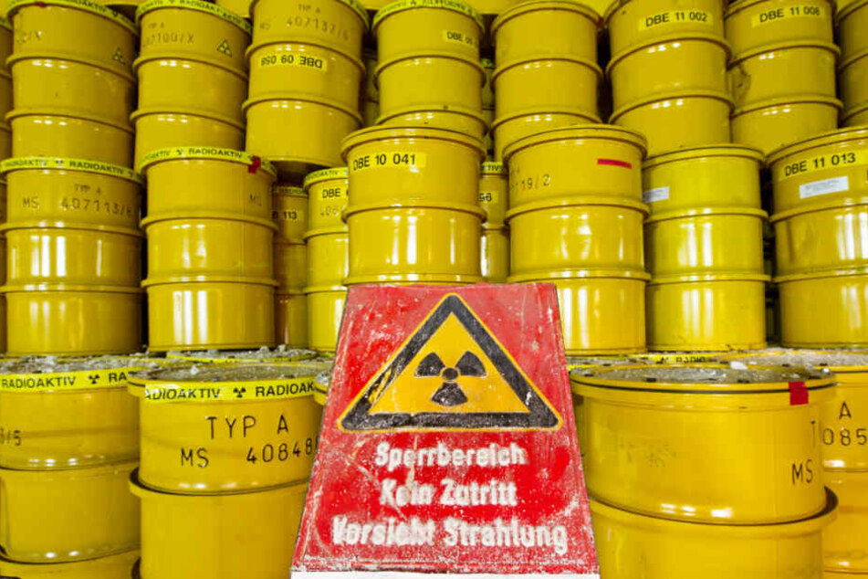 Etwa 500 Meter tief wird Atommüll in Fässern im Endlager Morsleben verstaut.