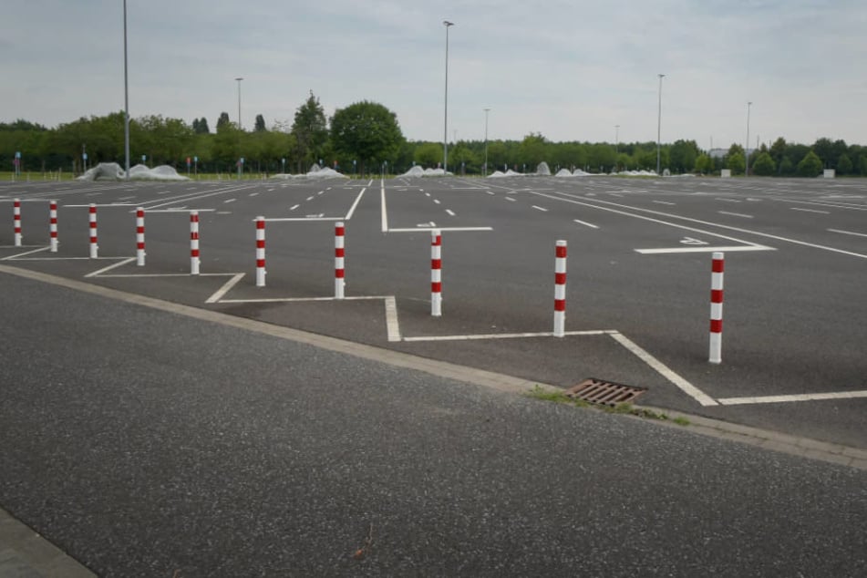 Der Parkplatz 1 an der Düsseldorfer Messe soll eigentlich "die größte urbane Eventfläche Nordrhein-Westfalens" werden.