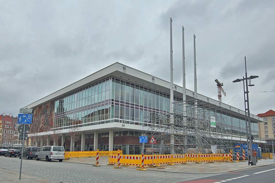 Der neue Kulturpalast ist fast komplett.