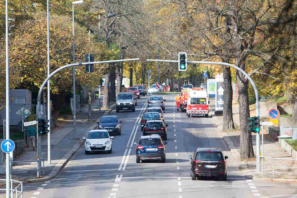 Auf der Reichsstraße gibt es ab dem Stephansplatz und der Wielandstraße Fahrbahneinschränkungen.