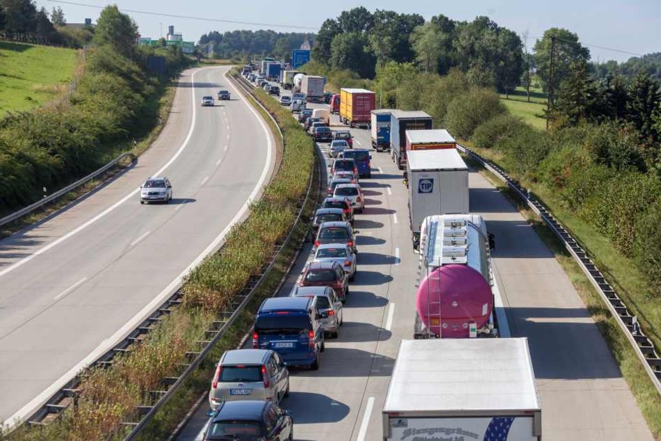 Die A72 bei Plauen wird ab Dienstag zur Staufalle für Autofahrer.