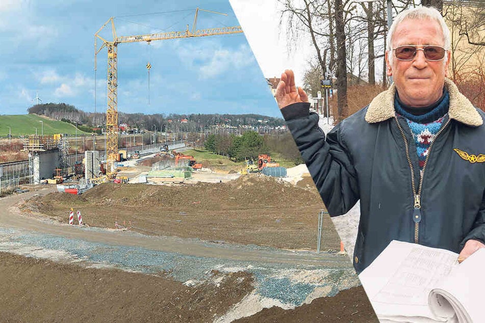 Crossens Ortsbürgermeister
Stefan Kramer (70)
ahnt: Es warten noch weitere
Wismut-Überraschungen
im Boden.