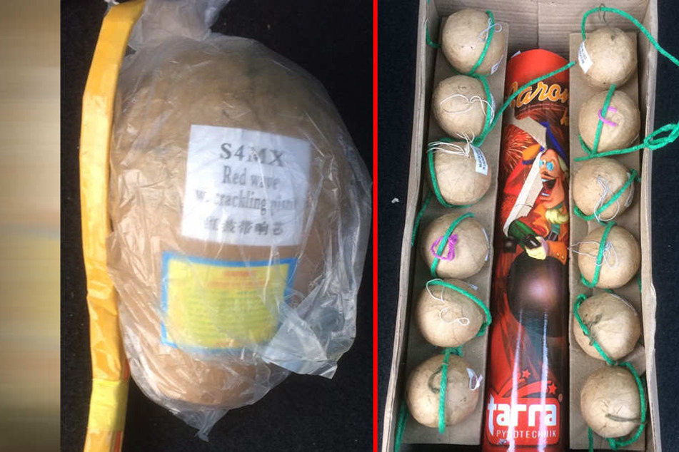 Die Kugelbomben befanden sich im Rucksack eines 15-Jährigen.