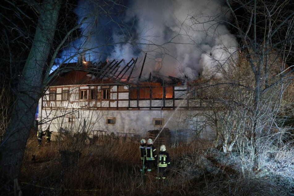 In der Nacht brannte es in Ullendorf.