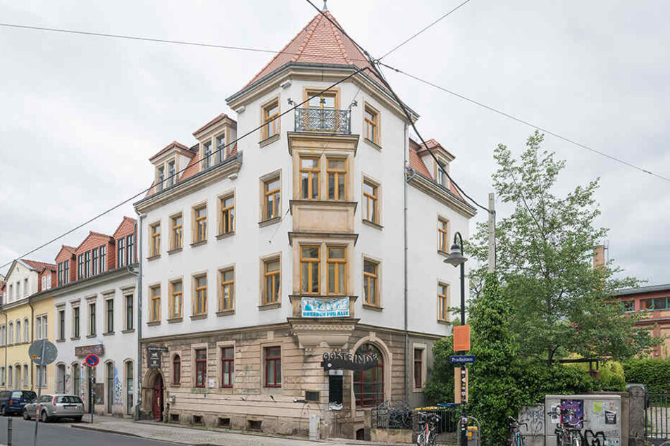 Das Stadtteilhaus in der Prießnitzstraße beherbergt auch den "Prießnitzgarten" mit Blick ins Grüne.