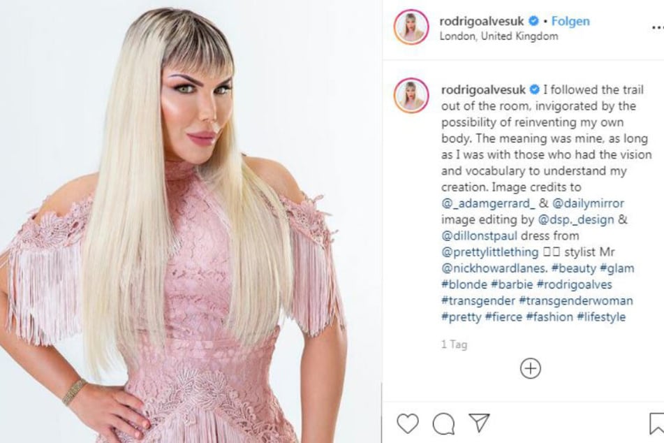 So präsentiert sich Rodrigo Alves (36) bei Instagram.