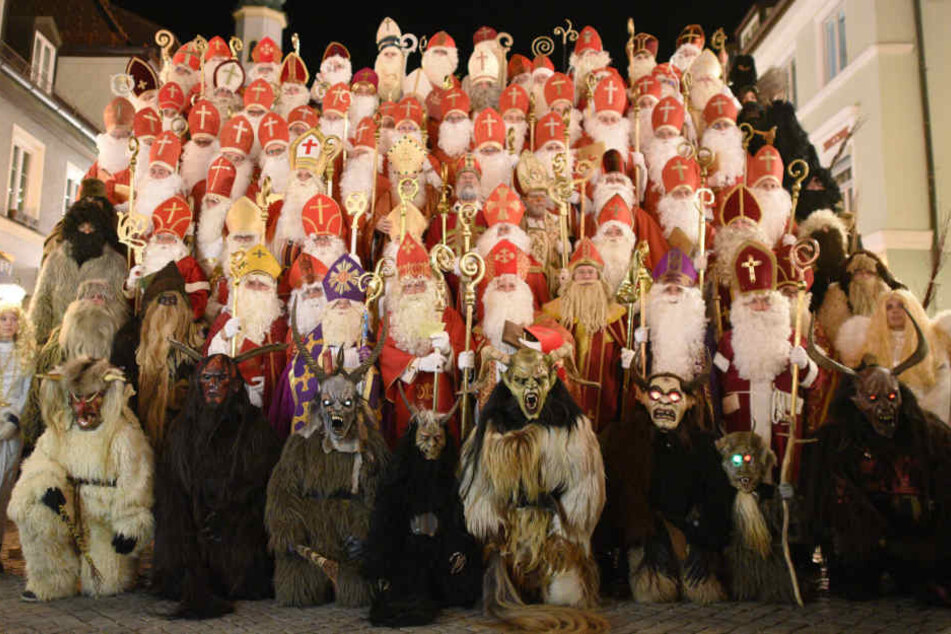 Ein Gruppenbild durfte natürlich auch beim Nikolaus-Treffen in Murnau nicht fehlen.