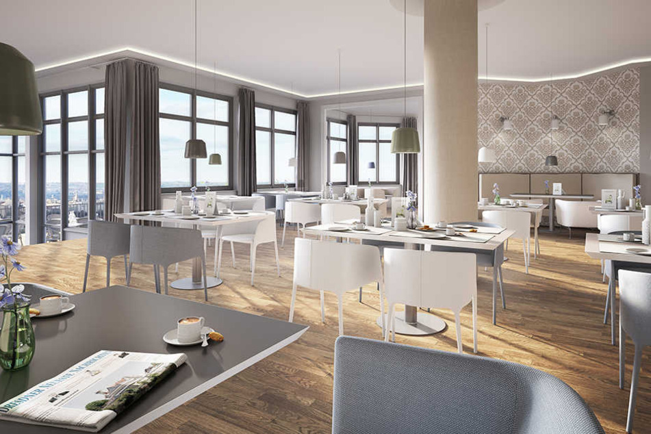 Mit Dresden-Panorama: Nach drei Jahren eröffnet das neue Restaurant auf dem "Balkon von Dresden".