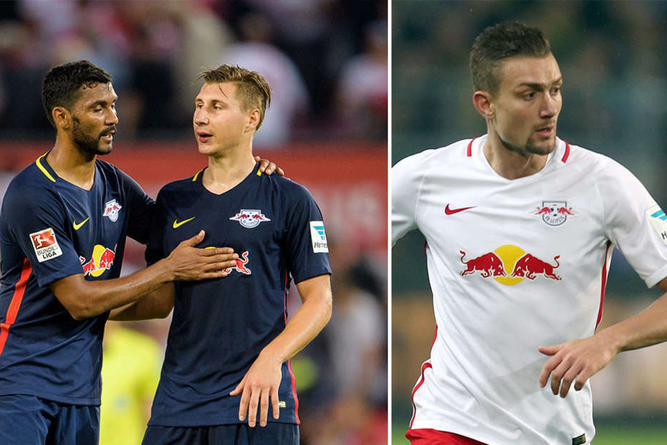 Die beiden Innenverteidiger Marvin Compper (l.) und Willi Orban (M.) sind wegen leichter Verletzungen angeschlagen. Stefan Ilsanker (r.) könnte im Notfall einen der beiden vertreten.