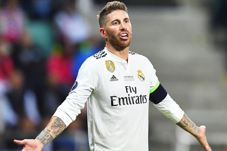 Spielte nach seiner Unsportlichkeit das Unschuldslamm: Sergio Ramos.