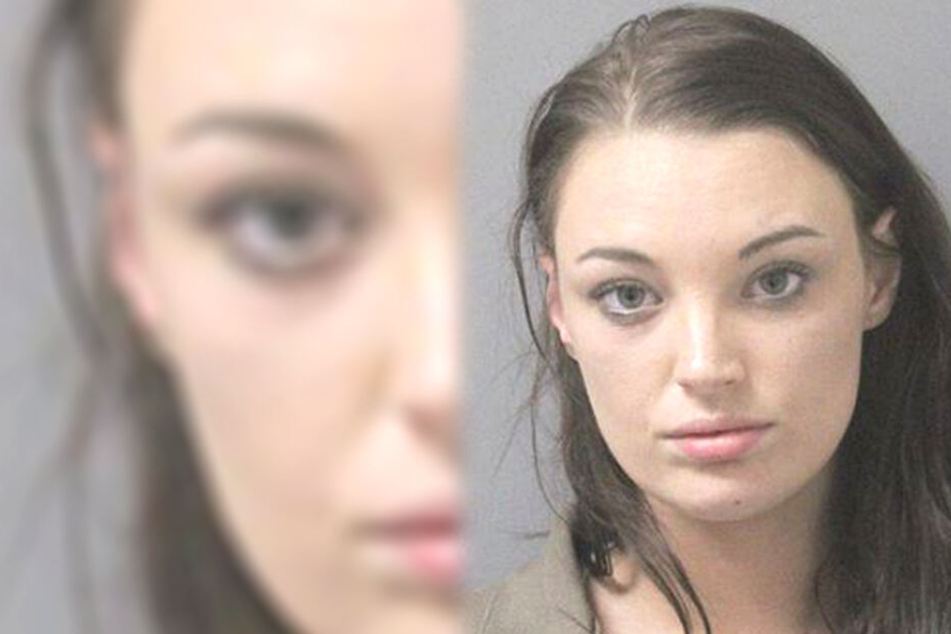 In einer durchsichtigen Plastiktüte hatte Ashley Beth Rolland (23) Metamphetamine in ihrer Vagina, konnte sich jedoch keinen Reim drauf machen.