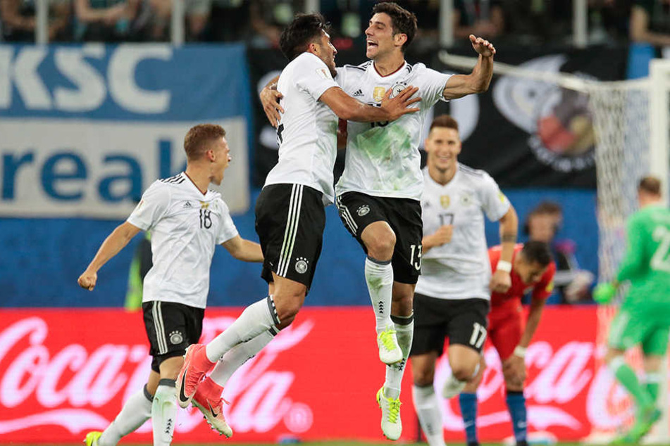 Im Finale gegen Chile am 2. Juli 2017 gewann Deutschland den Confederations Cup.