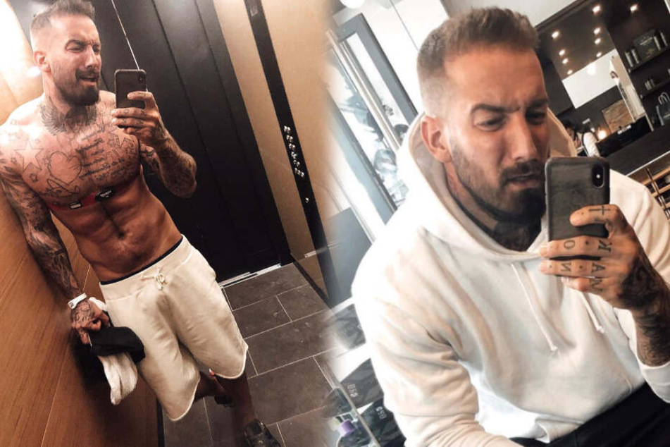 Jan Leyk zeigt sich auf Instagram gerne mal oberkörperfrei. (Fotomontage)