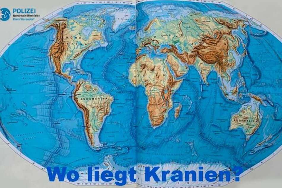 Wo das Land liegt, konnte der Autofahrer nicht sagen.