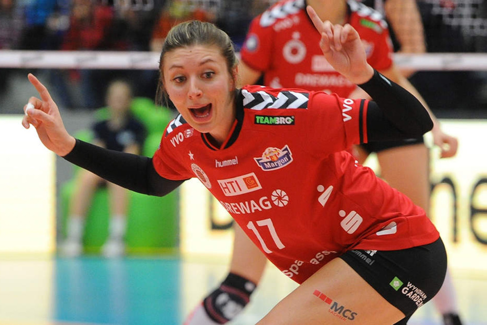 Gina Mancuso zeigte im Angriff eine gute Leistung und war Top-Scorerin der Partie.