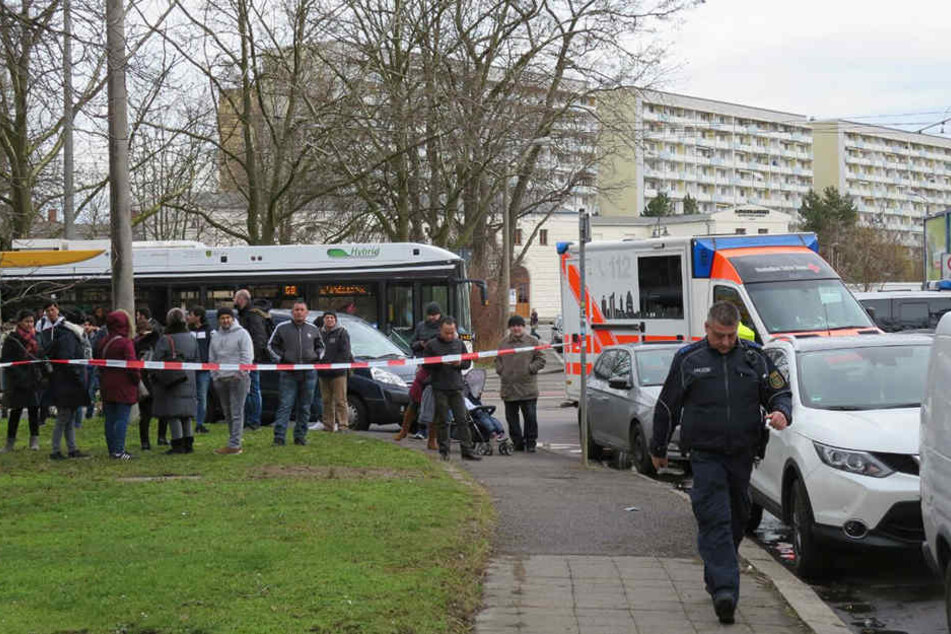Die Polizei rückte am Mittwoch zu einem Großaufgebot in der Südvorstadt an.