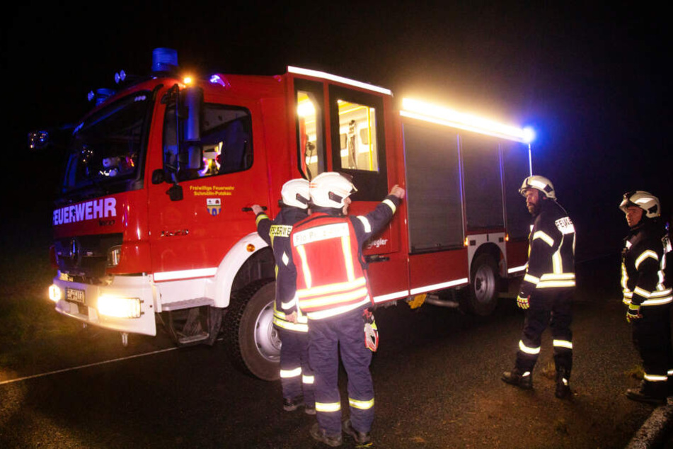 Als die Feuerwehr ankam, hatten die Kameraden schon gar nichts mehr zu tun. Die junge Frau war bereits frei.
