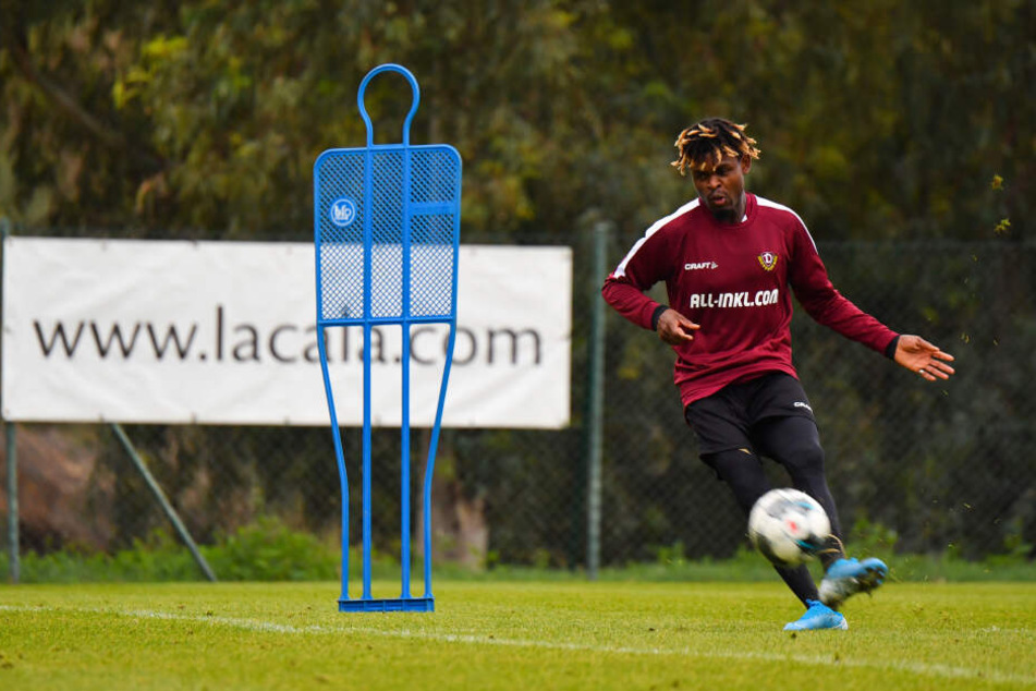Godsway Donyoh beim Training.