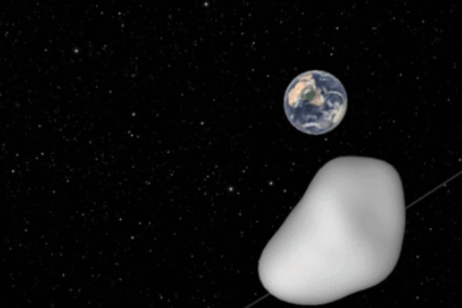 Am 12. Oktober wird der Asteroid die Erde in knapper Entfernung passieren.