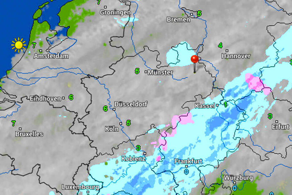 Wolken und Wind: In OWL ist Schnee über Weihnachten nicht in Sicht.