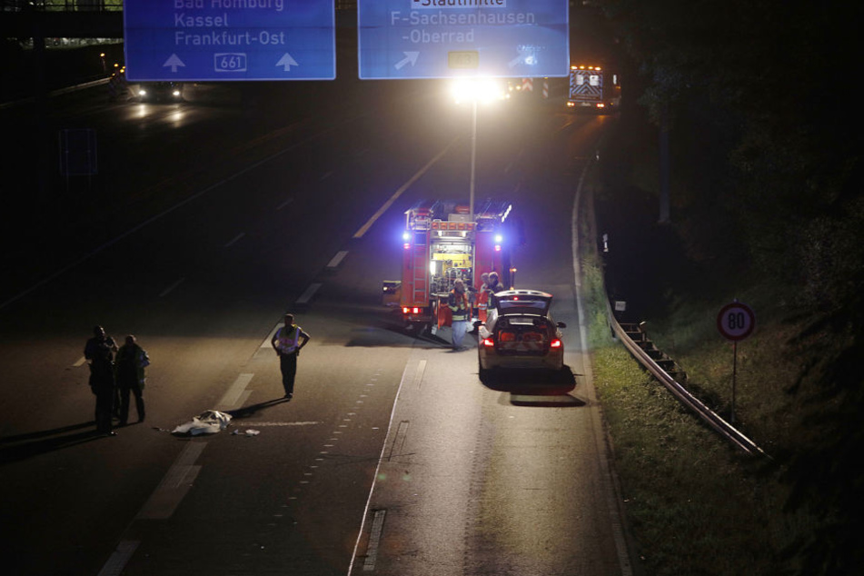 Die Autobahn A661 musste in Richtung Norden voll gesperrt werden.