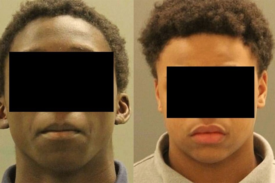 Kabarshenay E. (14) und Ja'den G. (12) auf Polizeifotos.