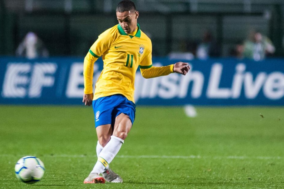 Antony (19) steht im brasilianischen U23-Kader für die anstehende Olympia-Qualifikation. Einer seiner Mitspieler dort ist Leipzigs Matheus Cunha (20).