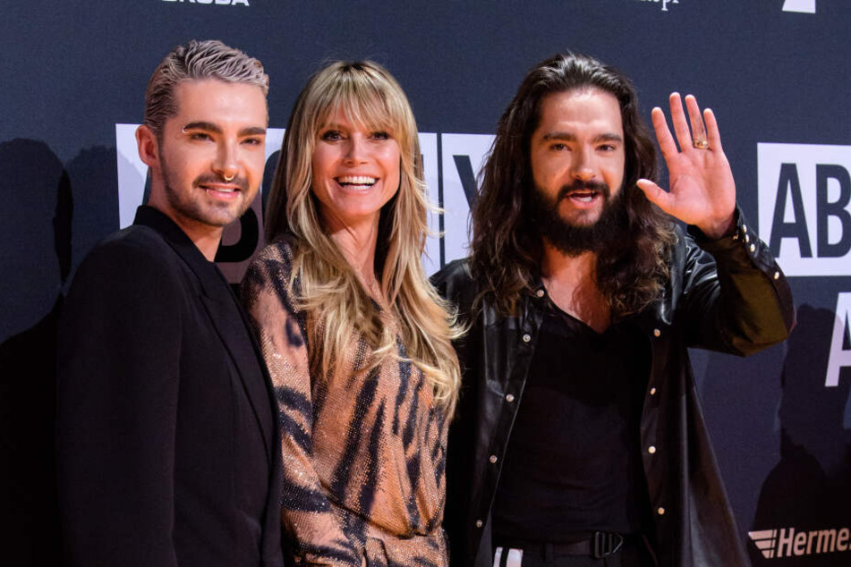 Auch Bill Kaulitz (l), der Zwillingsbruder von Heidis Verlobten Tom, soll bei der Show mitmachen.
